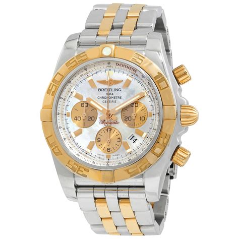 breitling chronomat 44 mother of pearl